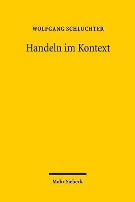 Wolfgang Schluchter - Handeln im Kontext, Häftad