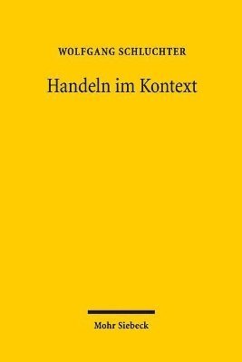 bokomslag Handeln im Kontext