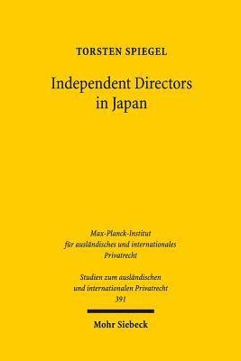 bokomslag Independent Directors in Japan