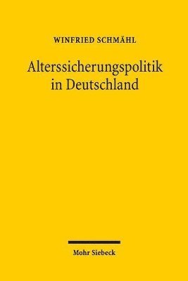 Alterssicherungspolitik in Deutschland 1