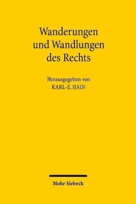 Karl-Eberhard Hain, Karl-E Hain - Wanderungen und Wandlungen des Rechts, Häftad