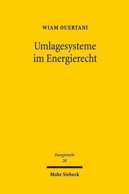 bokomslag Umlagesysteme im Energierecht