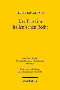bokomslag Der Trust im italienischen Recht