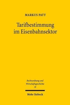 bokomslag Tarifbestimmung im Eisenbahnsektor