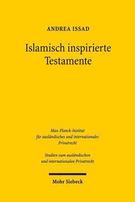bokomslag Islamisch inspirierte Testamente