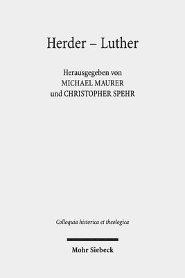 Christopher Spehr, Michael Maurer - Herder - Luther, Inbunden