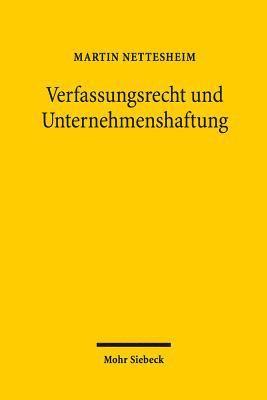 Verfassungsrecht und Unternehmenshaftung