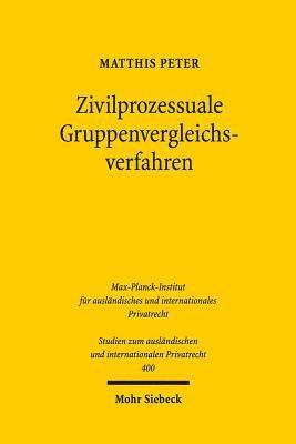 bokomslag Zivilprozessuale Gruppenvergleichsverfahren