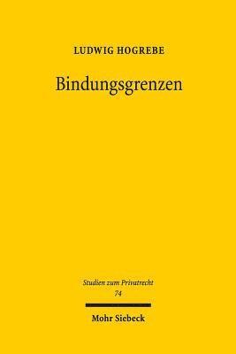 Bindungsgrenzen 1