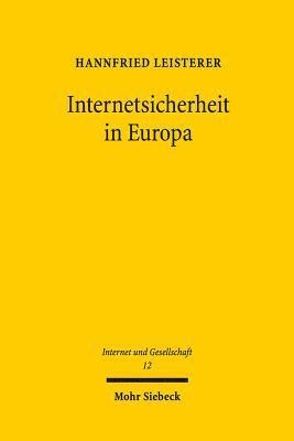 bokomslag Internetsicherheit in Europa