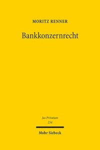 bokomslag Bankkonzernrecht