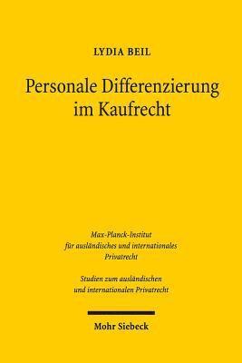 bokomslag Personale Differenzierung im Kaufrecht