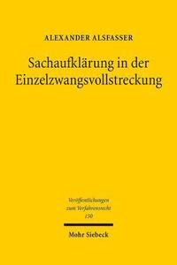 bokomslag Sachaufklrung in der Einzelzwangsvollstreckung