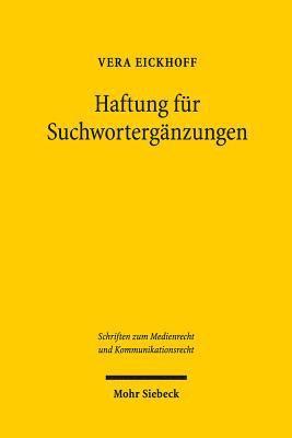 Haftung für Suchwortergänzungen