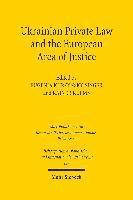 bokomslag Ukrainian Private Law and the European Area of Justice