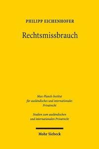 bokomslag Rechtsmissbrauch