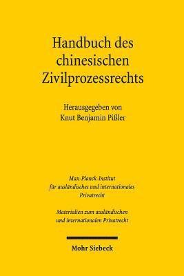 bokomslag Handbuch des chinesischen Zivilprozessrechts