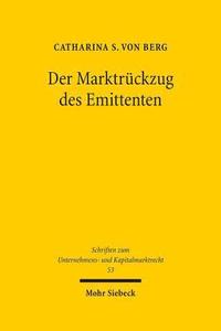 bokomslag Der Marktrckzug des Emittenten