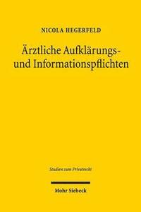 bokomslag rztliche Aufklrungs- und Informationspflichten