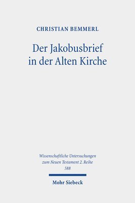 bokomslag Der Jakobusbrief in der Alten Kirche