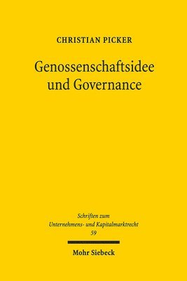 bokomslag Genossenschaftsidee und Governance