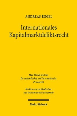 bokomslag Internationales Kapitalmarktdeliktsrecht