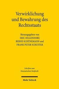 bokomslag Verwirklichung und Bewahrung des Rechtsstaats