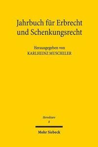 bokomslag Jahrbuch fr Erbrecht und Schenkungsrecht