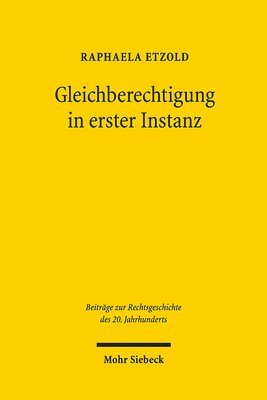 bokomslag Gleichberechtigung in erster Instanz