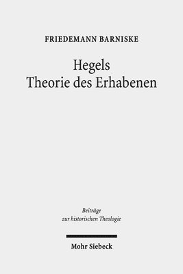 bokomslag Hegels Theorie des Erhabenen