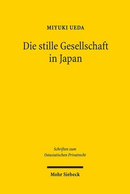 bokomslag Die stille Gesellschaft in Japan