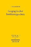 bokomslag Geographischer Irrefhrungsschutz