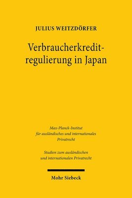 bokomslag Verbraucherkreditregulierung in Japan