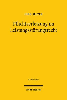 bokomslag Pflichtverletzung im Leistungsstrungsrecht