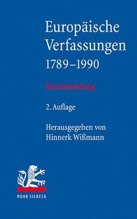 bokomslag Europaische Verfassungen 1789-1990: Textsammlung