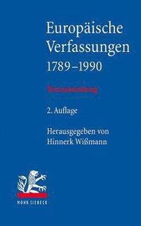 bokomslag Europische Verfassungen 1789-1990