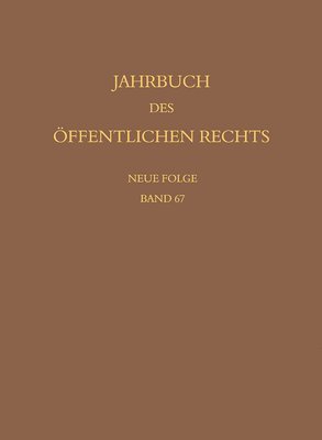 Susanne Baer, Oliver Lepsius, Christoph Schönberger, Christian Waldhoff, Christian Walter - Jahrbuch des öffentlichen Rechts der Gegenwart. Neue Folge, Inbunden