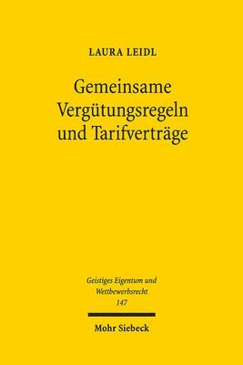 bokomslag Gemeinsame Vergtungsregeln und Tarifvertrge