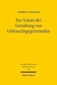 bokomslag Der Schutz der Gestaltung von Gebrauchsgegenstnden