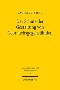 bokomslag Der Schutz der Gestaltung von Gebrauchsgegenstnden