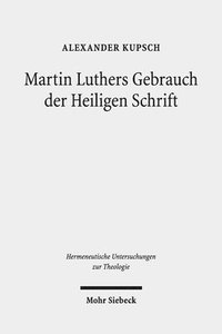 bokomslag Martin Luthers Gebrauch der Heiligen Schrift