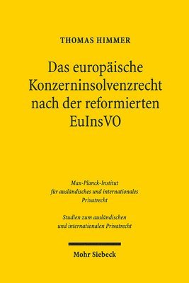 bokomslag Das europische Konzerninsolvenzrecht nach der reformierten EuInsVO