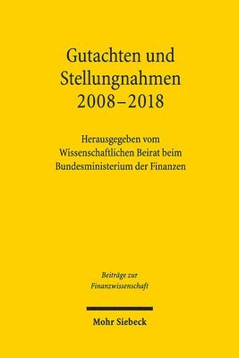 bokomslag Gutachten und Stellungnahmen 2008-2018