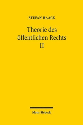 bokomslag Theorie des ffentlichen Rechts II