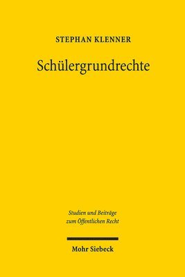Stephan Klenner - Schülergrundrechte, Häftad