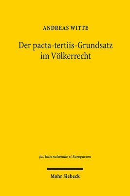 Der pacta-tertiis-Grundsatz im Vlkerrecht 1