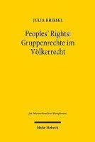 Peoples' Rights: Gruppenrechte im Vlkerrecht 1