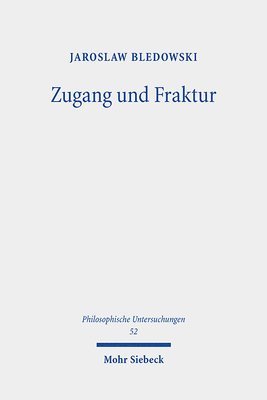 bokomslag Zugang und Fraktur