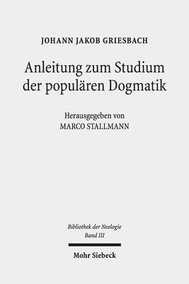 bokomslag Anleitung zum Studium der populren Dogmatik