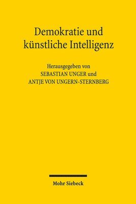 bokomslag Demokratie und knstliche Intelligenz